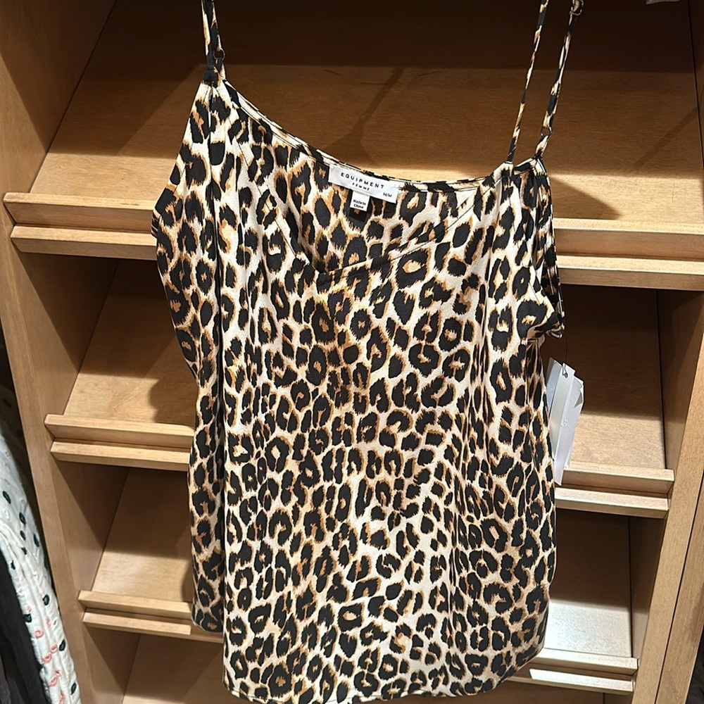 Equipment leopard camisole